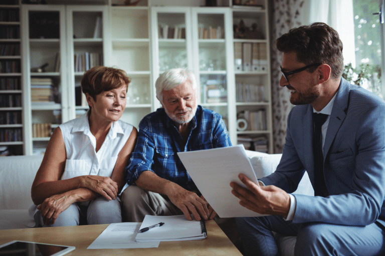 A couple having lifetime mortgages explained by their adviser