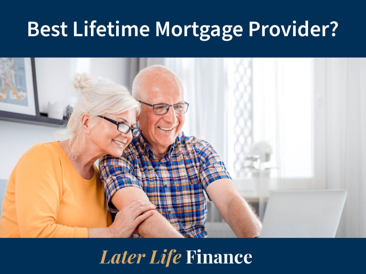 An older couple discussing the best lifetime mortgage provider review